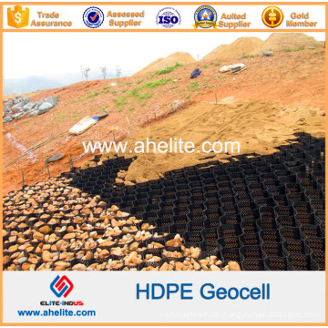 Plastik HDPE Geozellen benutzt als unabhängiger Wand-Kai und Wellenbrecher
